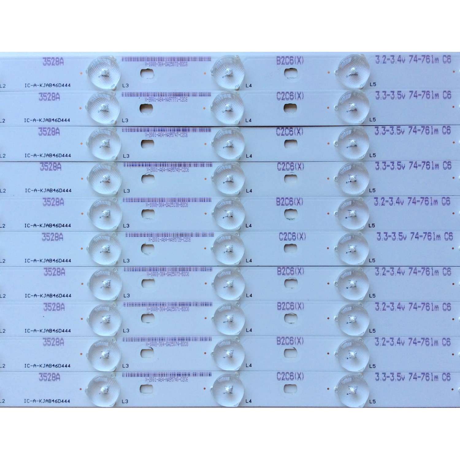 LED PARA TV FURRION (1 PZ) / NUMERO DE PARTE DG29E54-ZC14A-03 / PANEL V290BJ1-PE1 / MODELO FEHS29E7A - Imagen 2